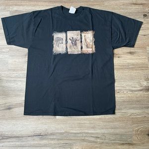 Safari Animal T-shirt , Black, Graphic Tee, XL
